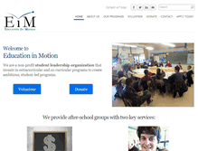 Tablet Screenshot of edinmotion.org